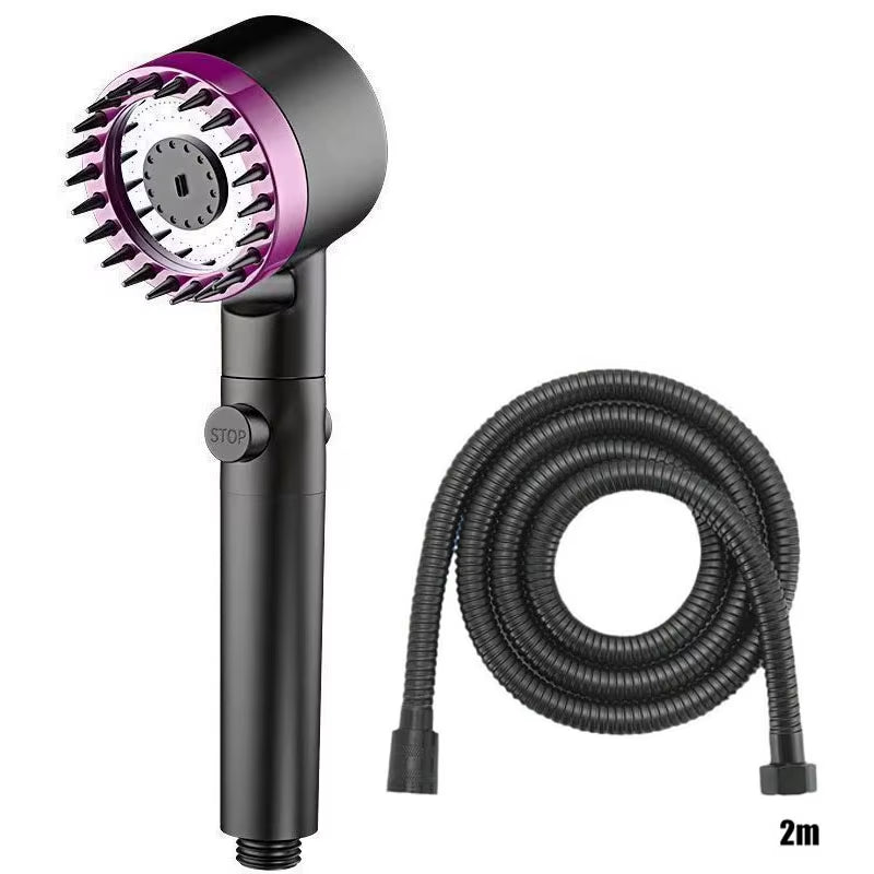 Badezimmerzubehör Mit Drei Geschwindigkeitseinstellungen, Kopfmassage, Tragbarer Duschfilter, Duschen Für Badezimmerzubehör, Duschkopfartikel