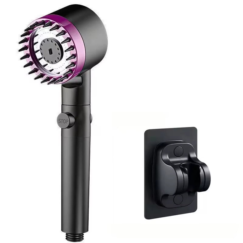 Badezimmerzubehör Mit Drei Geschwindigkeitseinstellungen, Kopfmassage, Tragbarer Duschfilter, Duschen Für Badezimmerzubehör, Duschkopfartikel