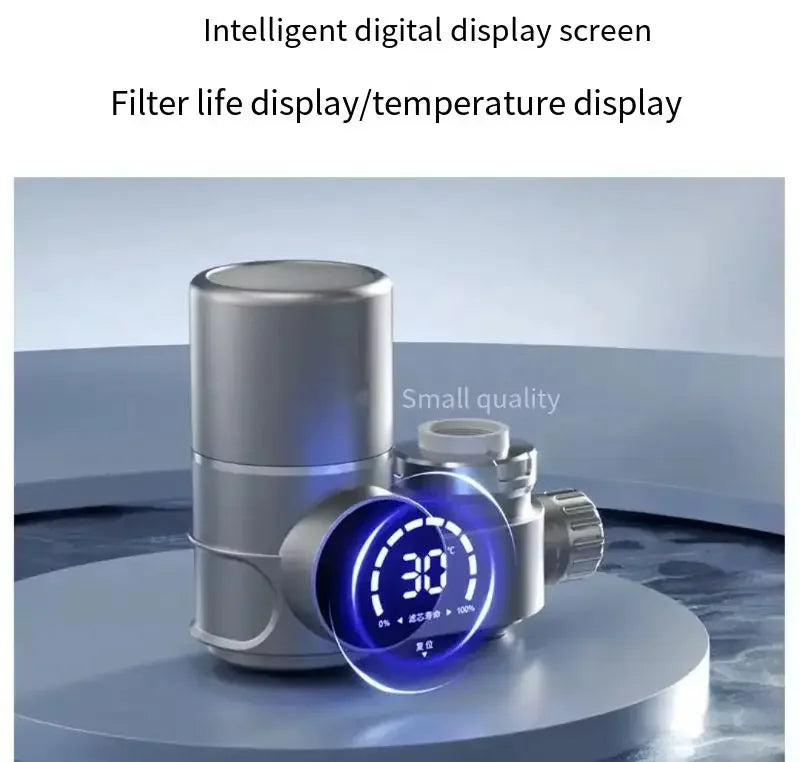 Smart Digital Display Faucet Water Purifier – 8-Stage Filtration, UV Deep Sterilization, Instant Heating, LED Temperature & Filter Life Screen